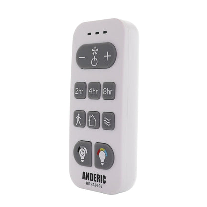 Anderic RRFA0308 Ceiling fan Remote Control for Harbor Breeze Boltz III, Mac III, Reverdy, Flanagan III, and Crestwell Fans - A25-FA0188A