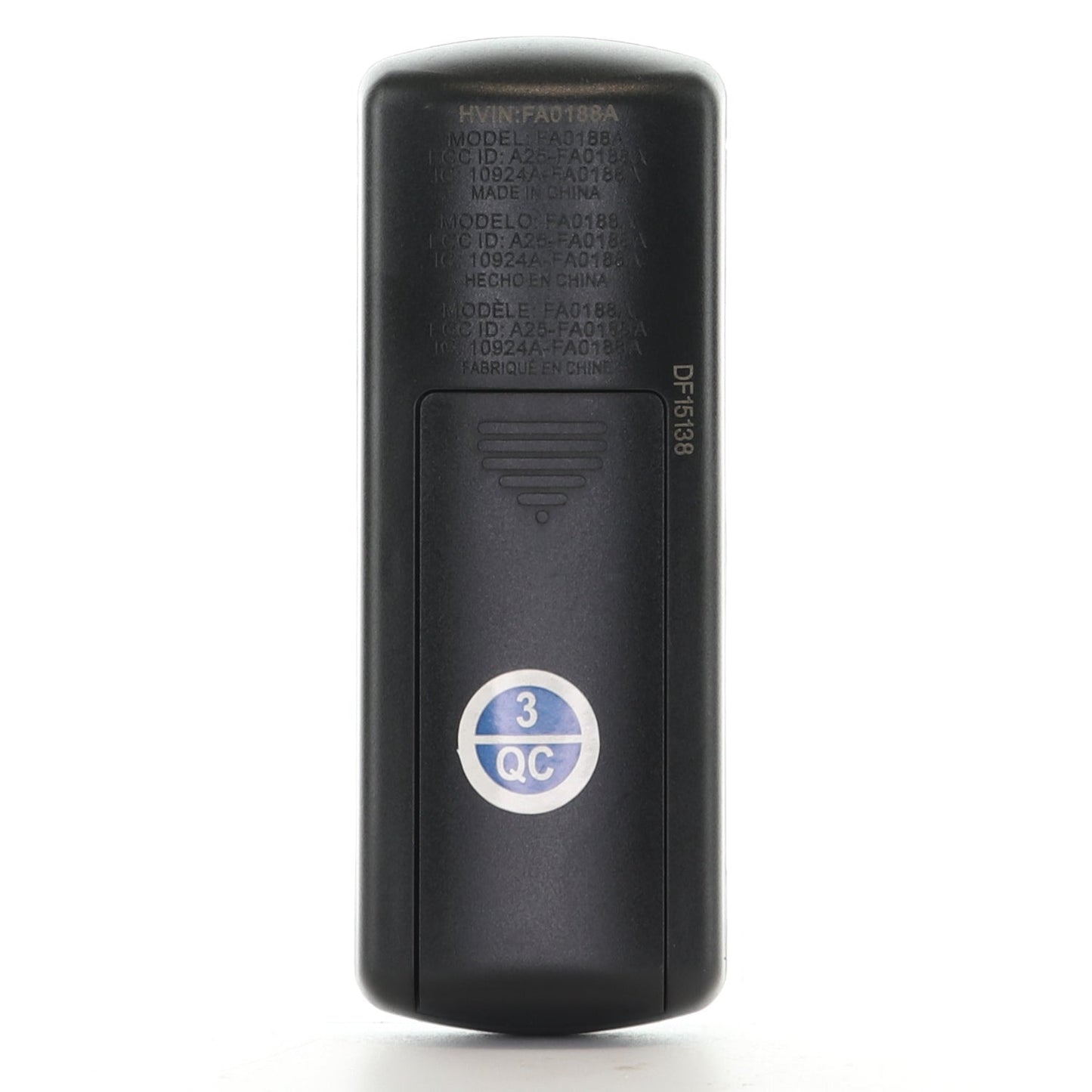 Anderic RRFA0308 Ceiling fan Remote Control for Harbor Breeze Boltz III, Mac III, Reverdy, Flanagan III, and Crestwell Fans - A25-FA0188A