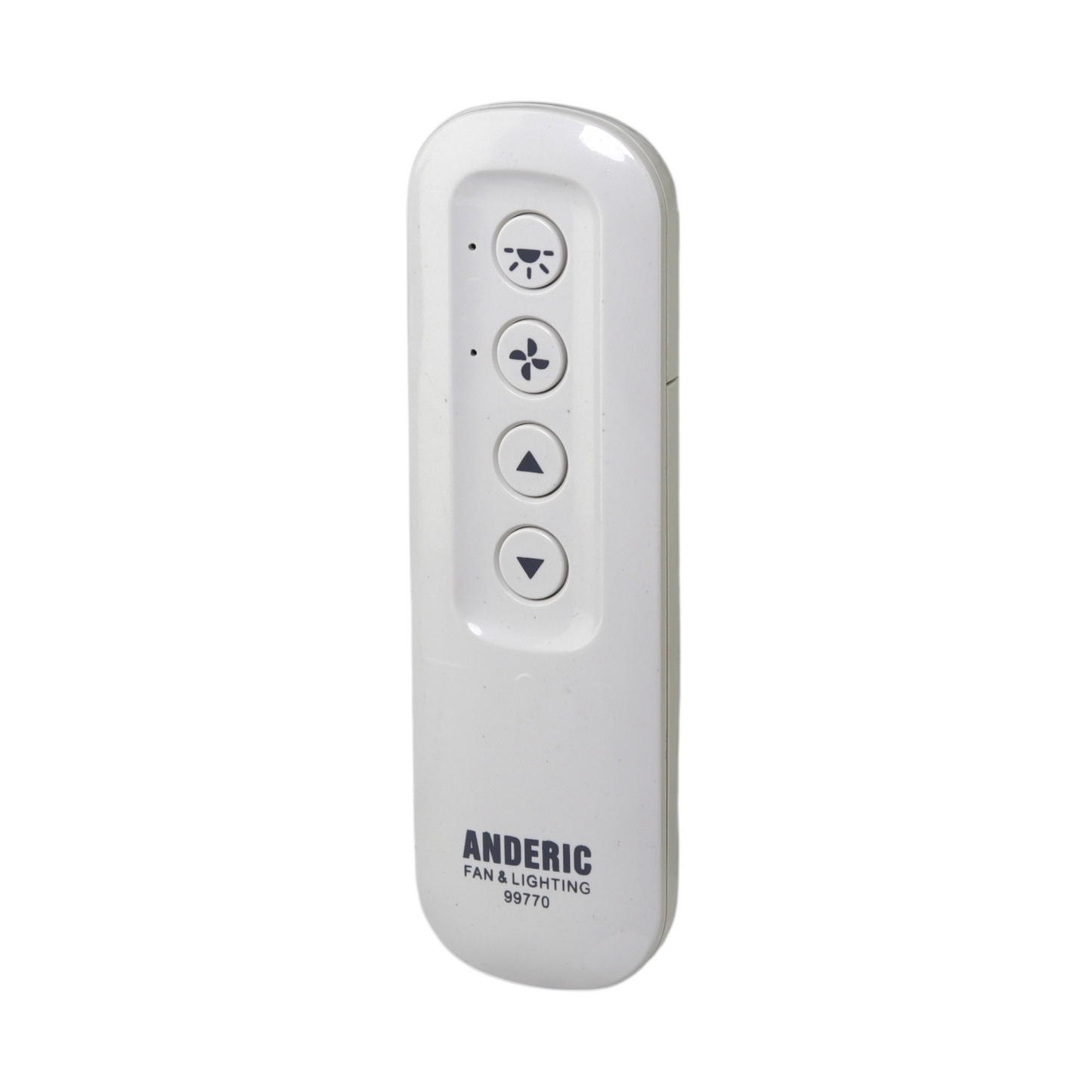 Anderic 99770 Ceiling Fan Remote Control for Hunter & Fanimation Fans | 434 MHz | Light Dimming - 99770