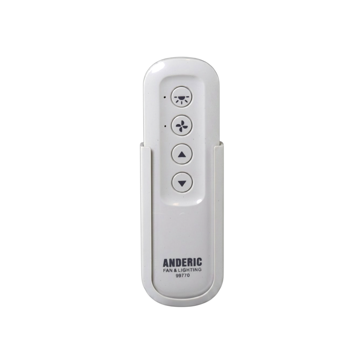 Anderic 99770 Ceiling Fan Remote Control for Hunter & Fanimation Fans | 434 MHz | Light Dimming - 99770