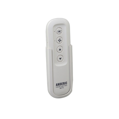 Anderic 99770 Ceiling Fan Remote Control for Hunter & Fanimation Fans | 434 MHz | Light Dimming - 99770