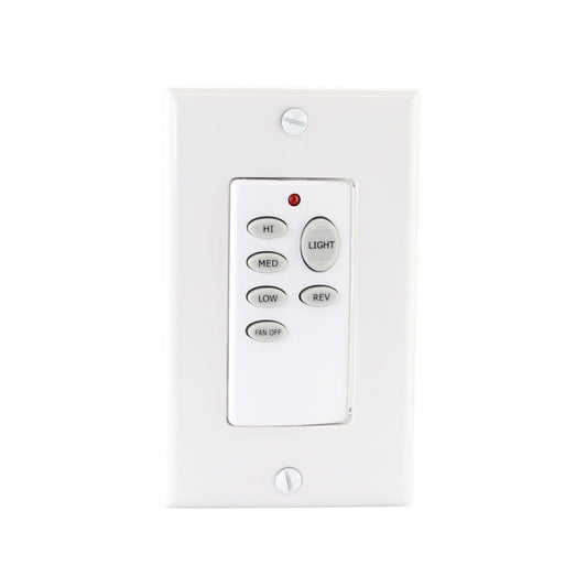 Anderic CHQ9051T Wireless Wall Switch Ceiling Fan Remote Control for 3-Speed Fans with Up & Down Light and Reverse Keys