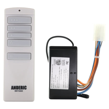 Harbor Breeze Remote Control and Receiver Kit for Boltz 52 Inch and Boltz II Ceiling Fans | 4L000014440, KUCJE10716, MR173B