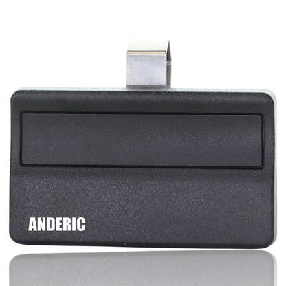 Anderic 371LM 1-Button Visor Garage Door Opener Remote Control for Liftmaster with Purple Learn Key - 315MHz