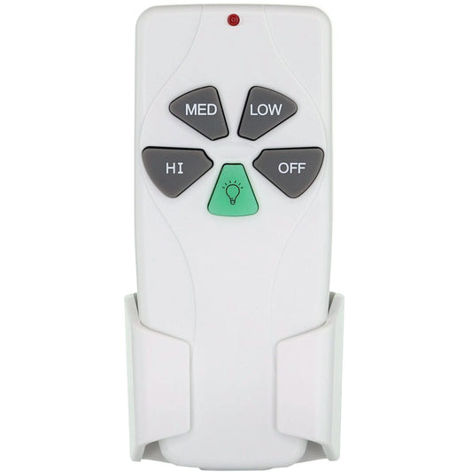 Anderic FAN53TW Replacement Ceiling Fan Remote Control for Harbor Breeze CHQ7030T, FAN53T, FAN-11T, 2AAZPFAN53T, CHQ8BT7030T - White