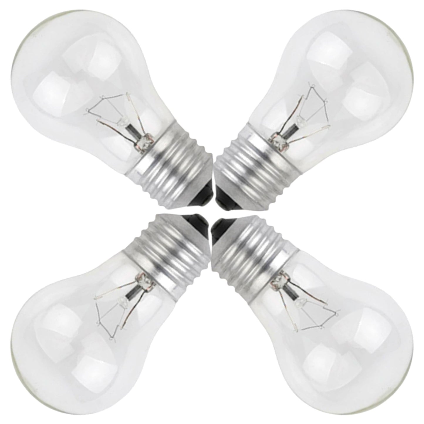 Foundation™ 60-Watt Full Spectrum Incandescent Dimmable Light Bulb - 2700K Soft White, E26 Medium Base - 4-Pack