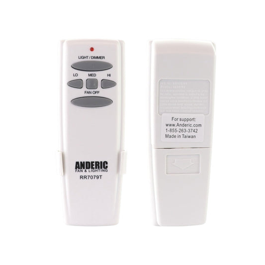 Anderic FAN-HD (UC7078T) Ceiling Fan Remote Control for Hampton Bay - RR7079T