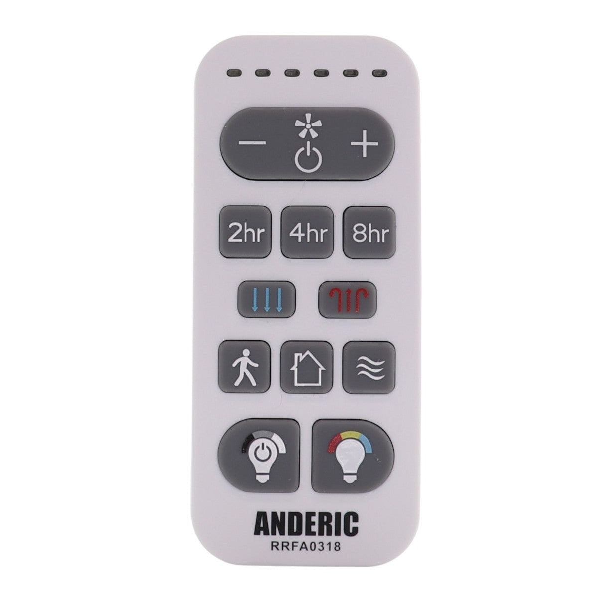 Anderic RRFA0318 Ceiling Fan Remote Control for Harbor Breeze FA0198 | Arbormere 60-in  | Queensdale 60-in | Outermark 60-in - A25-FA0198A