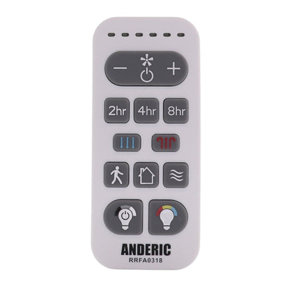 Anderic RRFA0318 Ceiling Fan Remote Control for Harbor Breeze FA0198 | Arbormere 60-in  | Queensdale 60-in | Outermark 60-in - A25-FA0198A