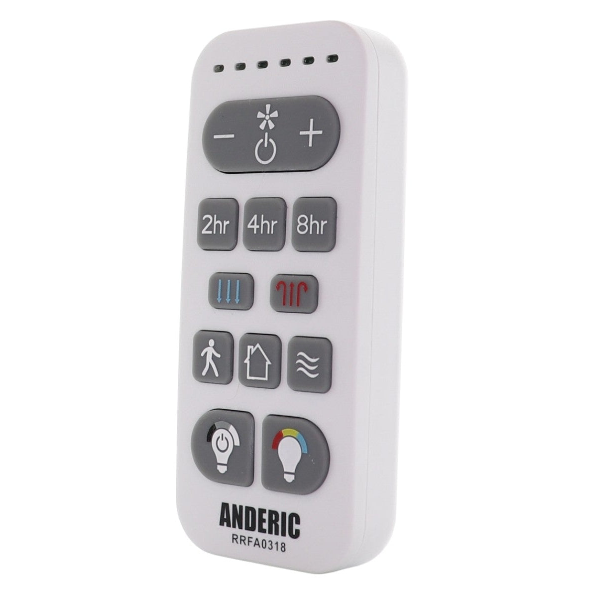 Anderic RRFA0318 Ceiling Fan Remote Control for Harbor Breeze FA0198 | Arbormere 60-in  | Queensdale 60-in | Outermark 60-in - A25-FA0198A
