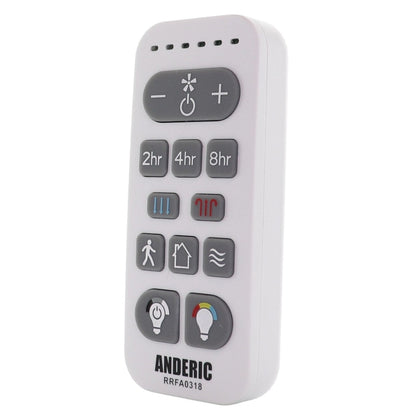 Anderic RRFA0318 Ceiling Fan Remote Control for Harbor Breeze FA0198 | Arbormere 60-in  | Queensdale 60-in | Outermark 60-in - A25-FA0198A