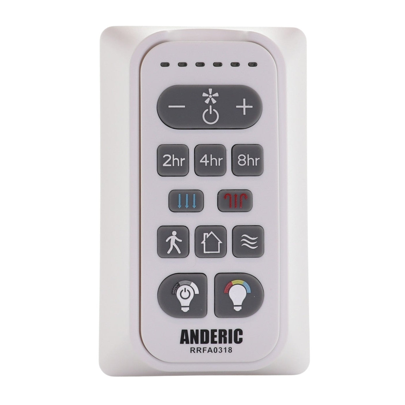 Anderic RRFA0318 Ceiling Fan Remote Control for Harbor Breeze FA0198 | Arbormere 60-in  | Queensdale 60-in | Outermark 60-in - A25-FA0198A
